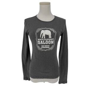 White Elephant Saloon For Worth Stockyards Graphic T-Shirt Destination Travel S